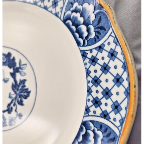 Wood and Sons England Stanley Blue Oval Platter - Picture 5 of 10